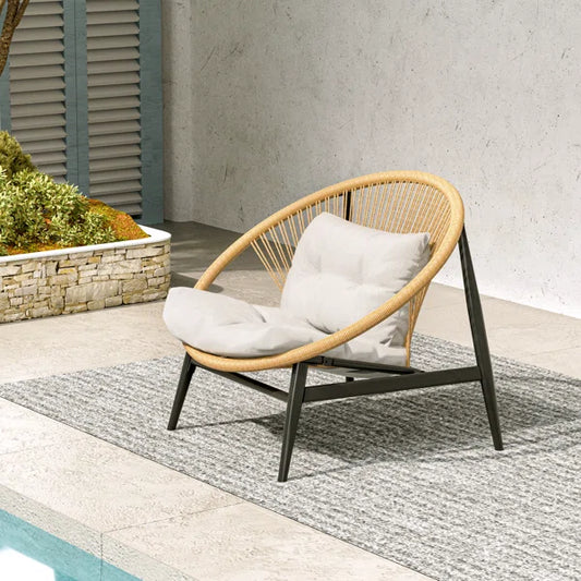 Camadine Steel Outdoor Lounge Chair